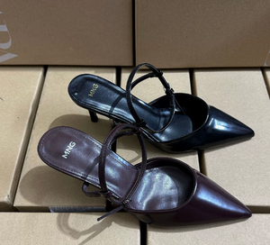 M*G pour femmes, Baotou, nouvelle collection automne 2025, escarpins synthétiques à bout <span class=keywords><strong>pointu</strong></span> et <span class=keywords><strong>talon</strong></span> <span class=keywords><strong>aiguille</strong></span> de 6-8 cm, avec bride enveloppante - Product Image 4
