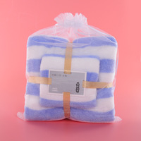 Ensemble de draps de bain personnalisé de luxe en microfibre et molleton de corail Ensemble cadeau de serviettes de qualité super doux et à séchage rapide