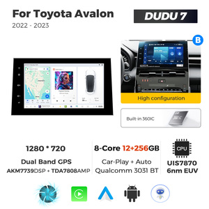 วิทยุติดรถยนต์ DUDUAUTO DUDU7 A7870 AKM7739 DSP 12+512G QLED สำหรับรถยนต์โตโยต้า อวาลอน ปี 2022-2023 - Product Image 6
