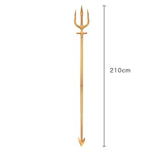 210cm Full Metal <span class=keywords><strong>DC</strong></span> Film Réplique Aquaman Hero Trident - Product Image 2