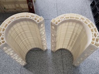 Encofrado Circular de Plástico ZHUNIU para Columnas de Hormigón, Moderno, de Alta Calidad, Reutilizable, Fácil Instalación, 300/350/400/450/750mm, para Oficina