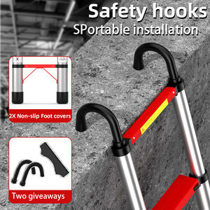 Đa năng công nghiệp nhôm bước thang nhôm đơn thẳng Kính thiên văn Thang đơn Kính thiên văn thang - Product Image 5