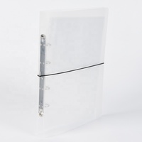 Album de cartes en plastique A4 A5 A6 personnalisé PP couverture rigide transparente peigne en plastique documents de reliure personnalisable