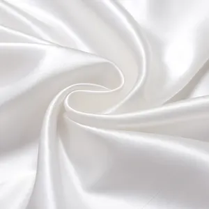 Chinese customized luxury 100% pure silk fabric mulberrry plain silk fabric