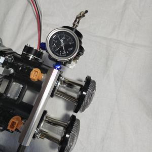 FAJS KEIN TZ5-5B-2 Dual 50DCOE THROTTLE BODY CONVERSION KIT FÜR RACING ODER CARBURETOR CONVERSION EFI SCHWARZ ohne Verteiler - Product Image 4