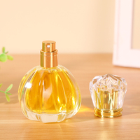 Flacon de parfum en verre de luxe de 50 ml avec vaporisateur pour huile essentielle et emballage cadeau, étiquette personnalisée disponible