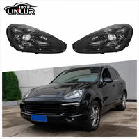 Feux avant LED de style PDLS pour Porsche Cayenne 958.2 2015-2017, design matriciel amélioré 2023, système d'éclairage avant de voiture