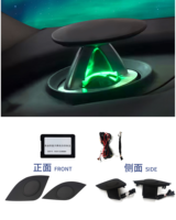 Haut-parleur de levage de voiture Color Treble Horn pour Audi A4 A5 A6L A7 Q5 Q7 Q8 C7 C8 Interior Ambient Light Tweeter Speaker