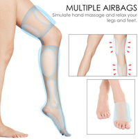 LUYAO Füße Knie massage gerät Oberschenkel luft Kompression heizung Fuß Waden vibration Bein massage gerät zur Durchblutung und Entspannung