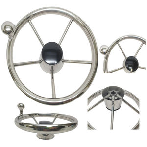 Anshun, gran oferta, Hardware marino, barco de <span class=keywords><strong>acero</strong></span> inoxidable, 6 radios, volante de <span class=keywords><strong>velero</strong></span> para yate - Product Image 5