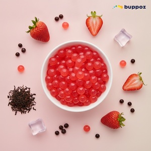 Bande dessinée à la fraise popping, ustensile boba - Product Image 4