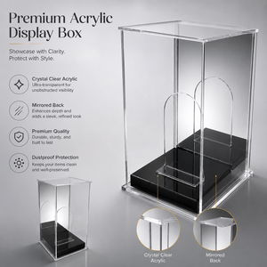 Custom Size Clear Acrylic Display Case for Displaying <strong>LEGO</strong> Figurines Storage Box Blind Box Toys Display Case Stand - Product Image 1