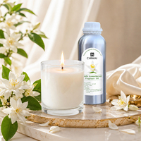 Lilin Aromaterapi Mewah yang Dapat Disesuaikan dengan Aroma Minyak Esensial Bunga Jeruk Bosnia untuk Lilin