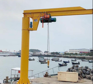 China de alta calidad 180 360 grados portátil montado en el piso grúa articulada 500kg-3Ton gama con motor precio competitivo - Product Image 5