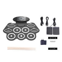 Kit de batterie électronique Instrument de musique professionnel, ensemble de batterie à Percussion électrique