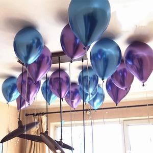 Ballons en latex métalliques chromés brillants de 12 pouces de haute qualité HLC Wholesale pour la décoration de fête de naissance, de Noël, d'anniversaire et de mariage - Product Image 6