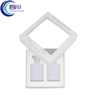 Nueva Caja de Regalo Resistente con Tapa y Base, Impresión con Logotipo UV Localizado, Empaque con PVC para Perfumes, Regalos o Productos de Cuidado de la Piel