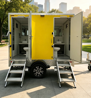 Toilettes mobiles préfabriquées économiques pour le secteur de la construction et la location – Toilettes portables à prix abordable