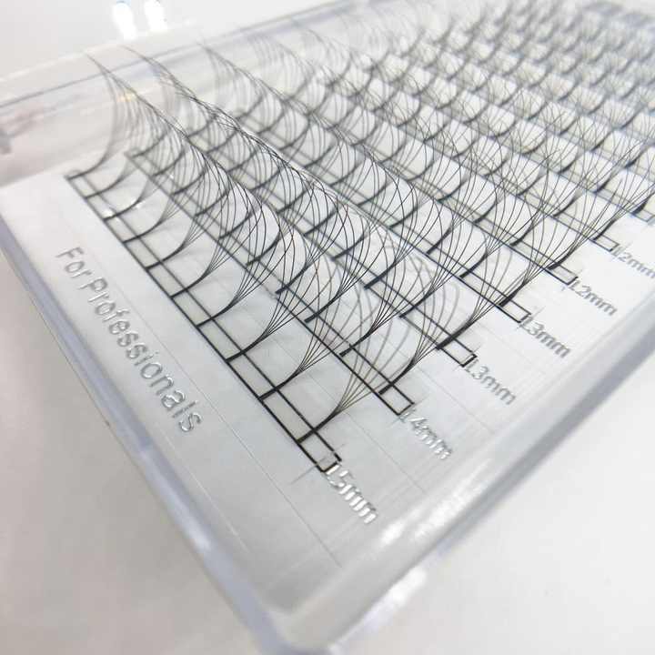 Professional Korean Premade Fan Eyelashes Long Stem Lashes 3d 10d Premade Fans Mega Volume Eyelash Extensions
