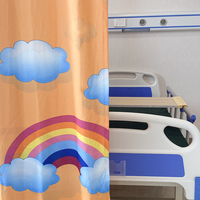 Rideaux de diviseur de chambre d'hôpital d'intimité autoclavables de chevet de cadre d'impression des enfants