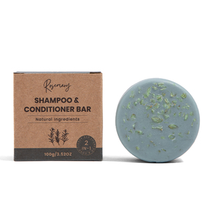 Jabón en Barra 2 en 1 Ecológico Hecho a Mano con Champú y Acondicionador de Aceite de Ricino - Product Image 3
