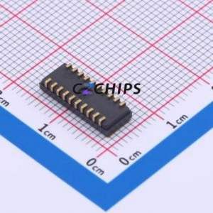 DSHP10TJGET DIP Switch SMD-20P,5.4x14.3mm Switch Flat Toggle, Groove Type Single Pole Single Throw 10 J-Lead - Product Image 2