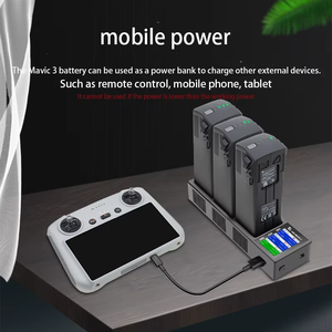 Chargeur de drone multifonction Hub de charge parallèle avec charge de stockage pour DJI Mavic 3 Pro/Classic/<span class=keywords><strong>Cine</strong></span> Drone Accessoires - Product Image 5