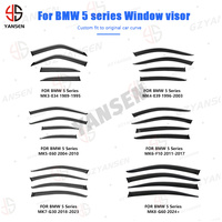 Pelindung Jendela Mobil BMW Seri 5 1989-2024+ Penahan Angin Visor Pelindung Hujan Visor Pintu Penutup Ventilasi Ventvisor PC