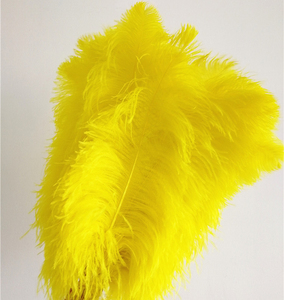 Pluma de avestruz Rosa teñida sintética grande al por mayor para Decoración - Product Image 5