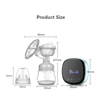 Tire-lait électrique portable ultra silencieux et confortable pour l'allaitement, fournitures et produits pour bébés, fournitures d'alimentation