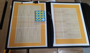 Tableaux d'entraînement sportifs ODM pliables en cuir pour basketball, football, volley-ball, handball, équipement d'entraînement pour entraîneurs sportifs - Product Image 6