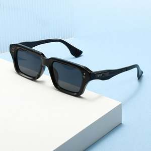 Gafas de Sol Personalizadas con Logotipo, Moda Retro 2025, Montura Pequeña con Estampado de Leopardo para Hombre, Gafas de Sol Cuadradas Poligonales con Protección UV400 para Mujer - Product Image 3