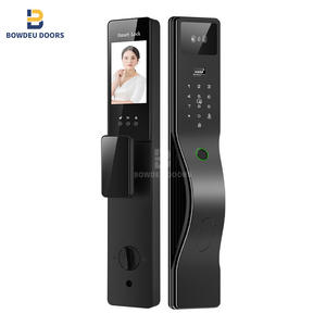 กลอนประตูอัจฉริยะ Tuya <span class=keywords><strong>Wifi</strong></span> พร้อมระบบสแกนลายนิ้วมือ 3 มิติ สแกนใบหน้า สแกนเส้นเลือดฝ่ามือ หน้าจอสีความละเอียดสูง ระบบจดจำใบหน้า พร้อมกล้อง - Product Image 1