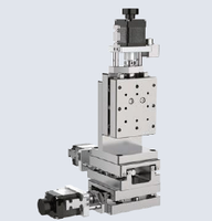 Plateau de précision manuel à trois axes XYZ en acier inoxydable, précision 0,01 mm, table optique de réglage fin pour alignement en laboratoire de semi-conducteurs