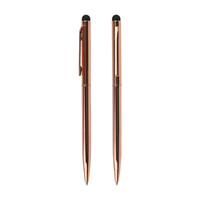 VALIN Stylo à bille et stylet métallique 2-en-1 |   Stylo fin pour écrans tactiles, idéal comme cadeau d'affaires