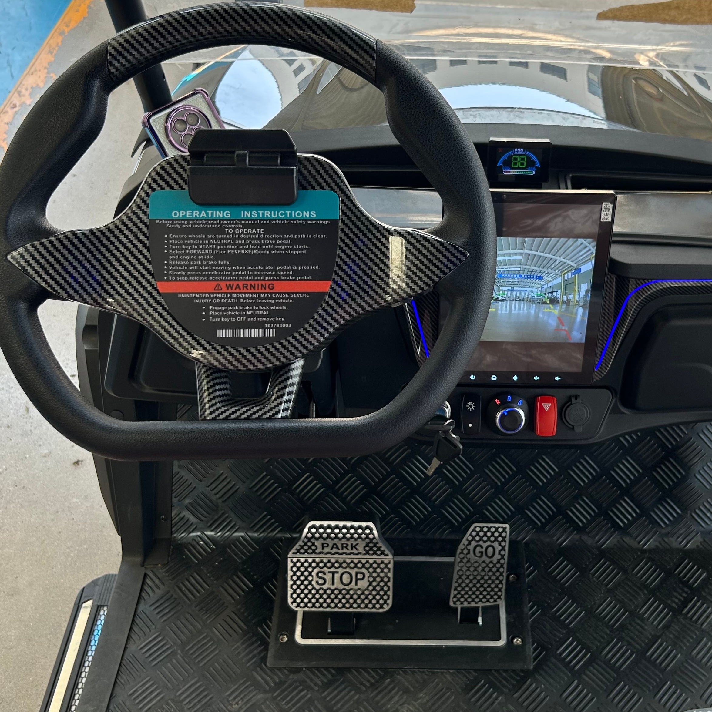 Electric 6 Seater Forward Facing Aluminium Off-Road Street Use Customizable Vehicle Resort Outdoor Mobility Golf Cart 30-50Km/h 5