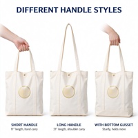 Sac fourre-tout en toile personnalisé avec logo, écologique et réutilisable, idéal pour les trajets quotidiens, 6oz 8oz 10oz 12oz 14oz 16oz