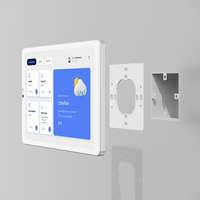 Kustom POE Android Tablet dipasang di dinding 10.1 inci MT8768 RJ45 RS485 USB C Panel kontrol rumah pintar layar sentuh kios