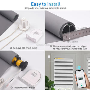 มอเตอร์ผ้าม่านมอเตอร์ A-<span class=keywords><strong>OK</strong></span>, มอเตอร์บลายด์มอเตอร์บลายด์ WiFi สำหรับบ้านอัจฉริยะมอเตอร์ท่อไร้สาย <span class=keywords><strong>Google</strong></span> <span class=keywords><strong>Alexa</strong></span> APP รีโมทคอนโทรล - Product Image 4