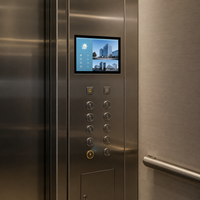 Écran publicitaire vertical moderne à fort impact pour ascenseurs d'hôtels et d'appartements |   Affichage numérique portrait 4K Android avec gestion à distance