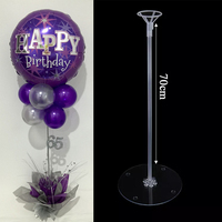 Décoration de fête d'anniversaire, support de ballons, colonne de Table de mariage, bâton de ballons, accessoires de décoration de la maison, support de ballons