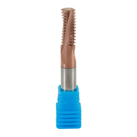 Fraise de filetage d'usinage CNC en carbure monobloc M1-M20 efficace pour la coupe de filetage