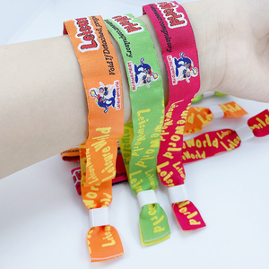 Pulseras tejidas personalizadas, con telas festivas, eventos, bodas y pulseras tejidas de poliéster <span class=keywords><strong>totwoo</strong></span> <span class=keywords><strong>pulsera</strong></span> de pareja - Product Image 1