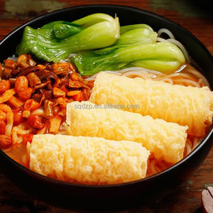 แฟชั่นสไตล์จีนม้วนสกินเต้าหู้ทอดกับไข่ปลาและกุ้งเมือก - Product Image 6