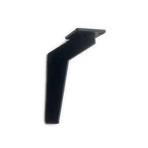 Pata de muebles de hierro con recubrimiento negro personalizado, patas de <span class=keywords><strong>Metal</strong></span> para sofás de 170mm, Hardware de muebles, patas de acero para sofá - Product Image 3
