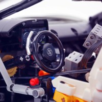 Guly 10651 2026 1:8, Material ABS, MOC, Superdeportivo, Coche de Carreras RC, Modelo de Bloques de Construcción, Juguete DIY para Niños y Adultos, Regalo, Juego de Bloques de Construcción