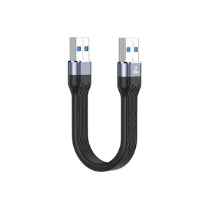 Câble USB C vers Type 13CM USB C <span class=keywords><strong>femelle</strong></span> vers USB a mâle charge souple plat court fil FPC Compatible avec <span class=keywords><strong>iPhone</strong></span> Samsung - Product Image 1