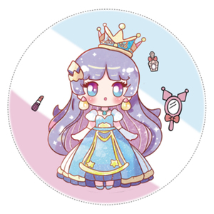 Nuova principessa con cornice rotonda Kit di pittura a diamante di cristallo moderno mosaico di pietra di arte per bambini cartoni animati vassoi per uso domestico - Product Image 2