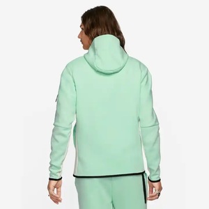 OEM Custom Men's Washed Hoodies <b>Sweatshirts</b> Fleece French Terry Unisex Plain Blank Solid <b>Sweatshirt</b> Double Layer Hoodies for Men - Product Image 4