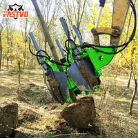 Machine de transplantation de chargeurs à chenilles Fastvo, transplanteur hydraulique, déplaceur d'arbres, pelle à arbres